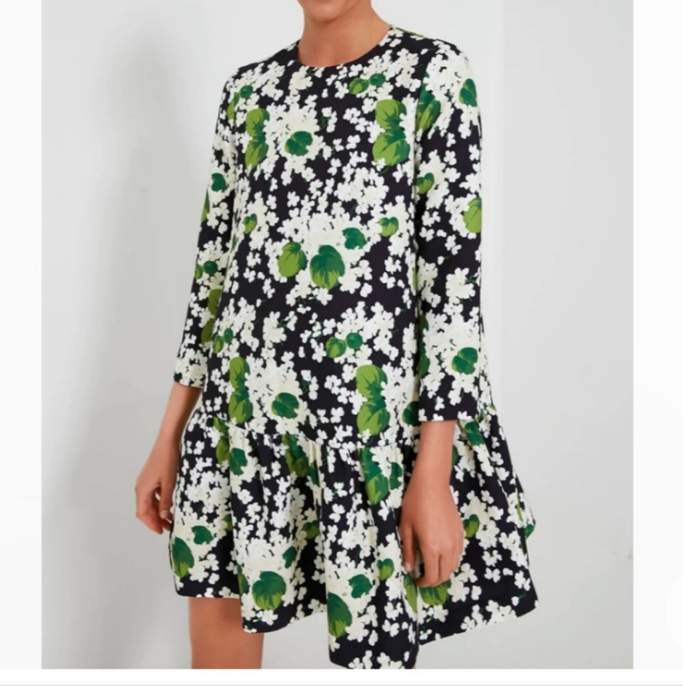 Noir Hydrangea Blooms Pierce Dress TUCKERNUCK Size Medium NWT